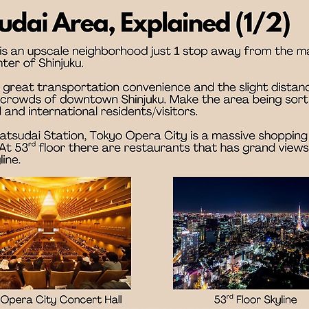 Shinjuku 1 Sta.・98㎡・4Br Entire Home Upscale Area Tokyo Ngoại thất bức ảnh